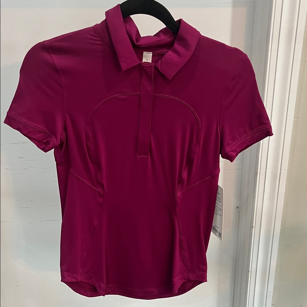 lululemon athletica Magenta Button Down Shirt